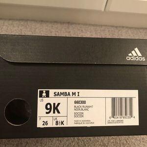 adidas toddler samba millennium soccer shoe